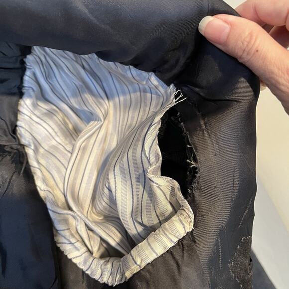 Ermenegildo Zegna Multiseason Blazer 42R (52) Italy Sport Coat Wool Gray READ - Picture 15 of 15